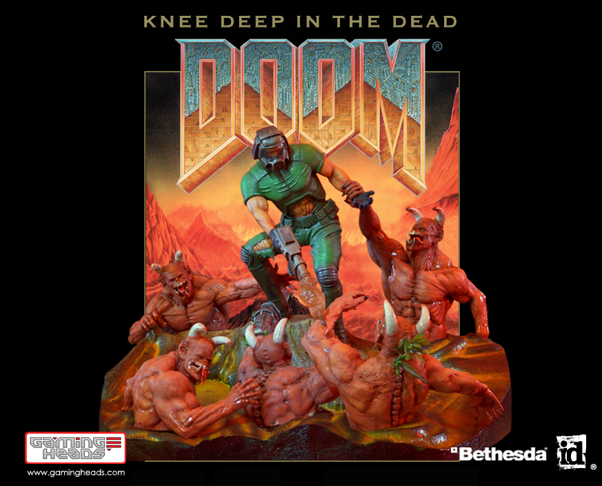 DOOM®: Knee Deep In The Dead Statue | Gaming Heads