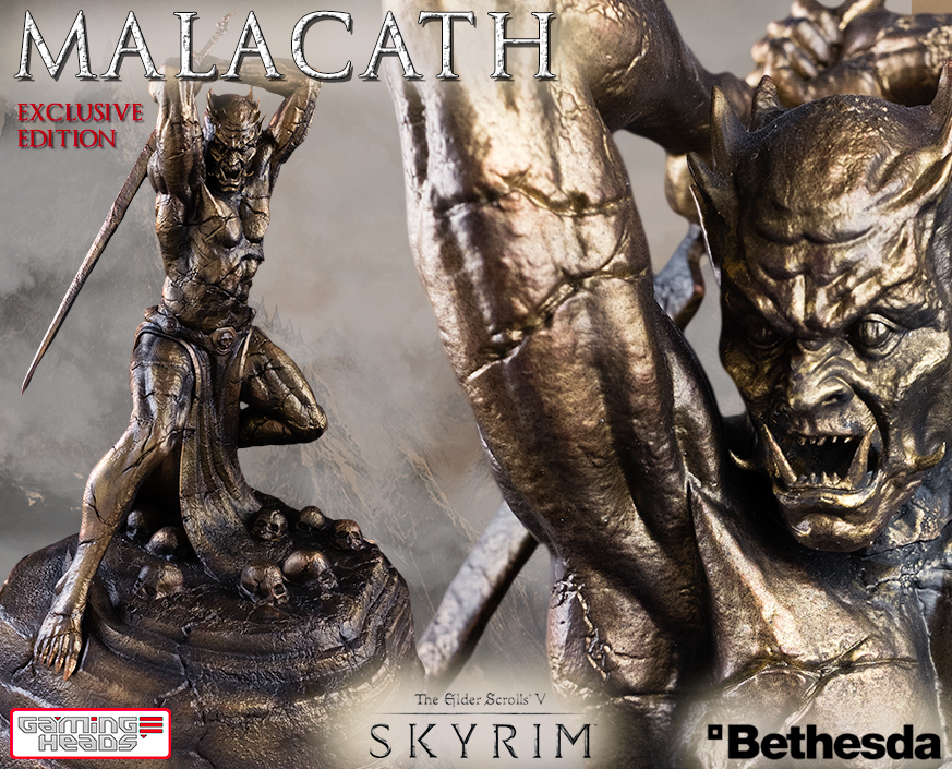 The Elder Scrolls® V Skyrim™ Shrine Of Malacath Exclusive Statue Gaming Heads 1310