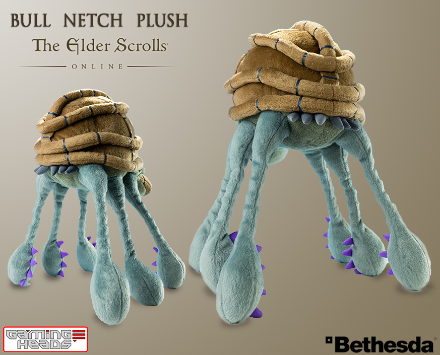 The Elder Scrolls Online Bull Netch Plush Plushie 11" Tall Skyrim Bethesda 