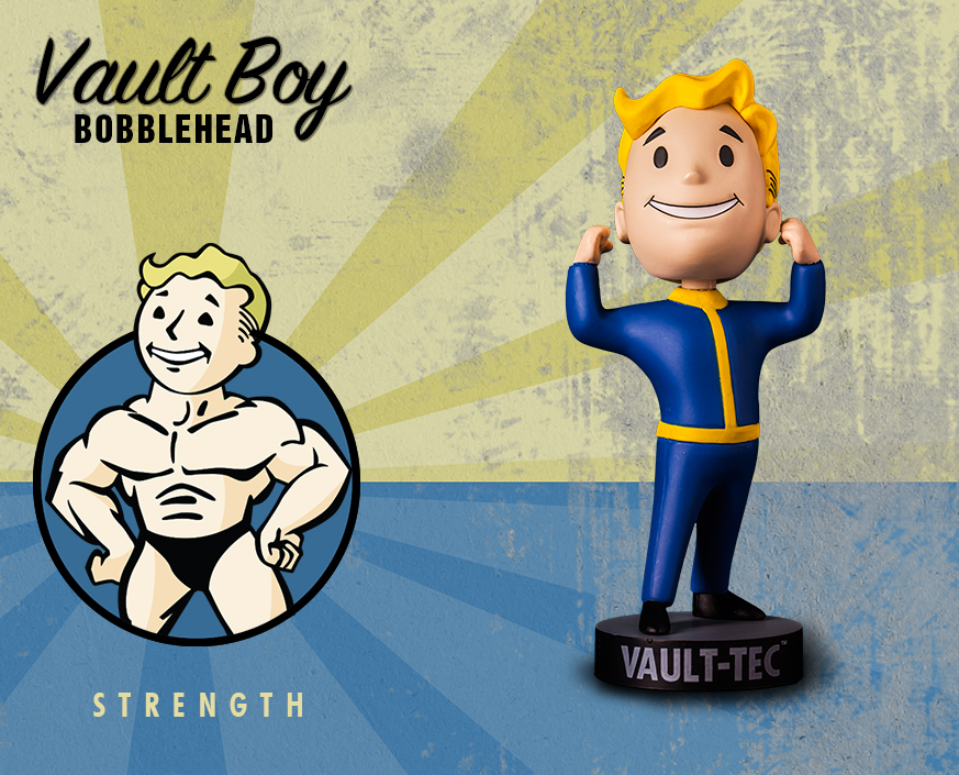 Fallout 4 Vault Boy 5" Perception 111 Bobblehead Series #1 NIB Vault-Tec Pip Boy 