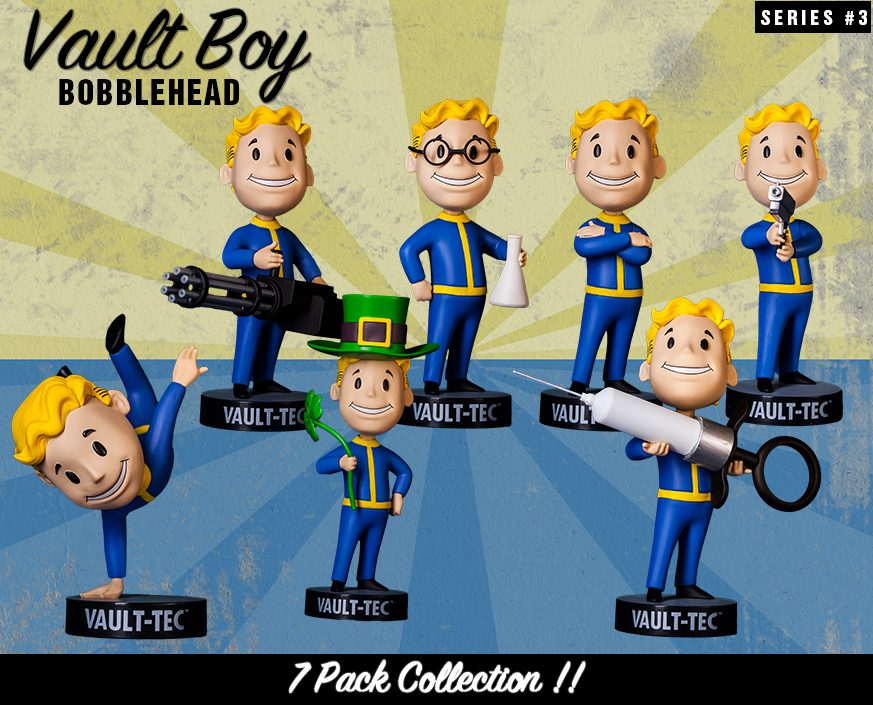 Fallout 4 Vault Boy 101 Serie 2 Bobblehead Action figur Spielzeug Bethesda New 