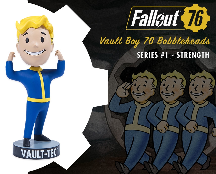 Fallout® 76: Vault Boy 76 Bobbleheads - Series One: Strength | Gaming Heads