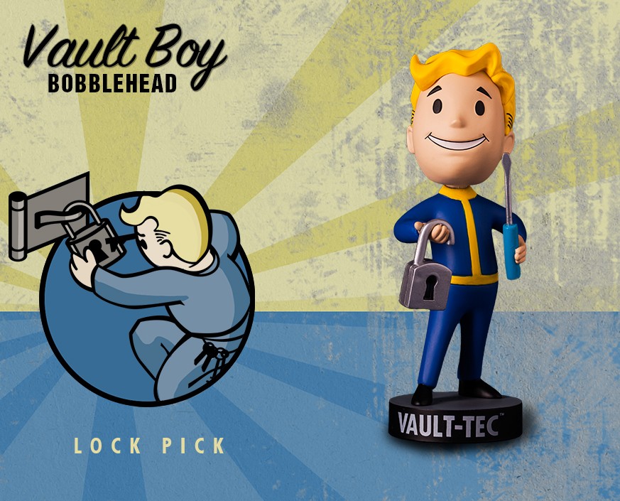 Fallout® 4: Vault Boy 111 Bobbleheads - Series One: Lock Pick