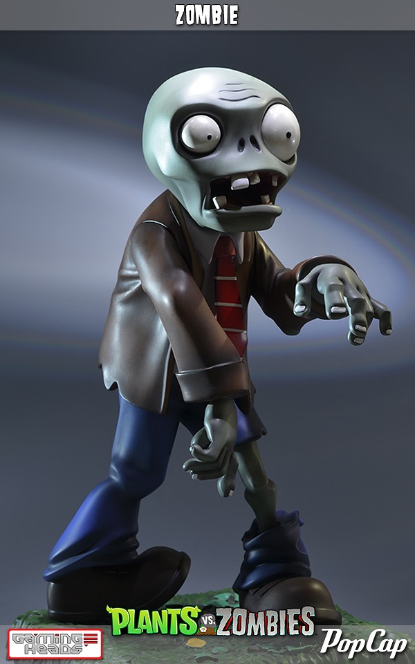 Plants vs. Zombies™: Zombie Poly-Stone Hand-Painted Figurine