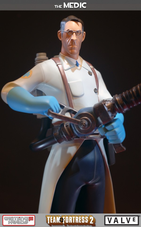 Team Fortress 2: The BLU Medic Exclusive Statue.