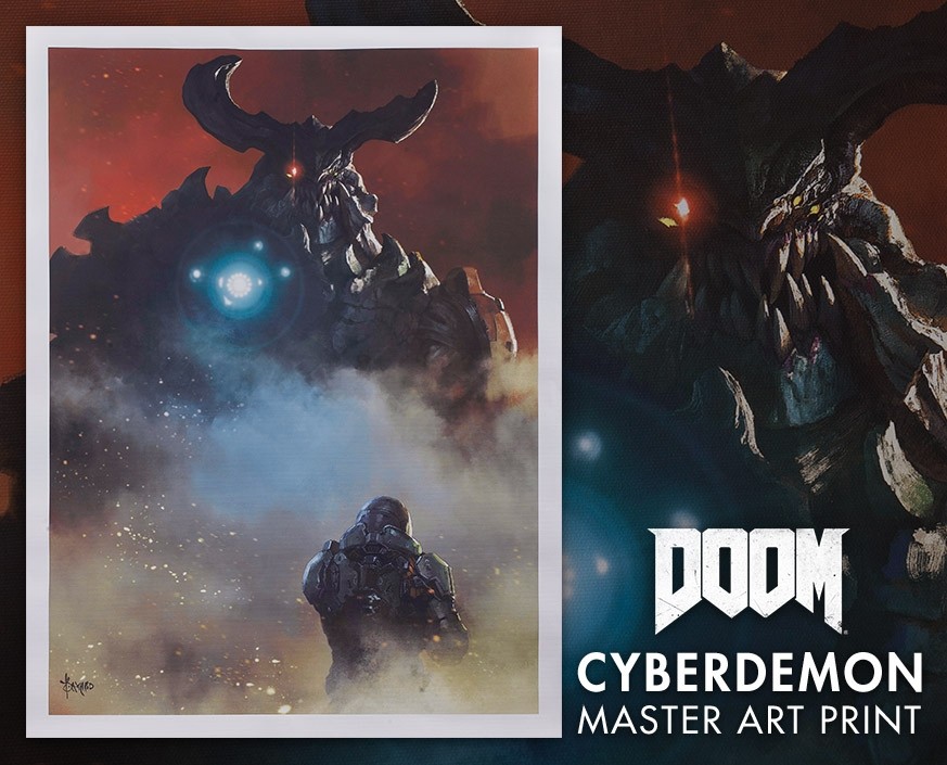  DOOM®: Cyber Demon Master Art Print *