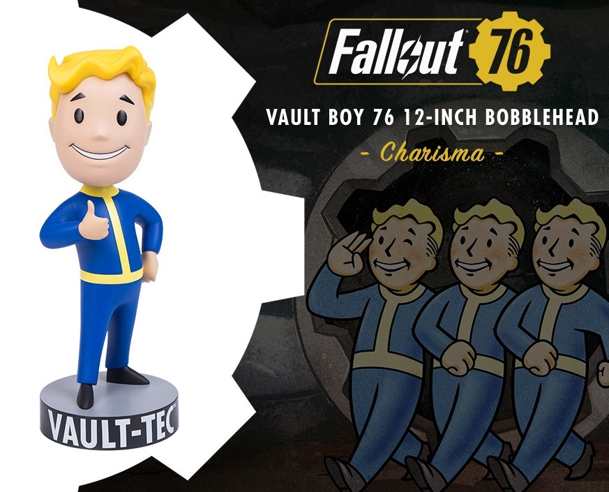 Fallout®: Vault Boy 76 Charisma - 12" (tall) bobblehead
