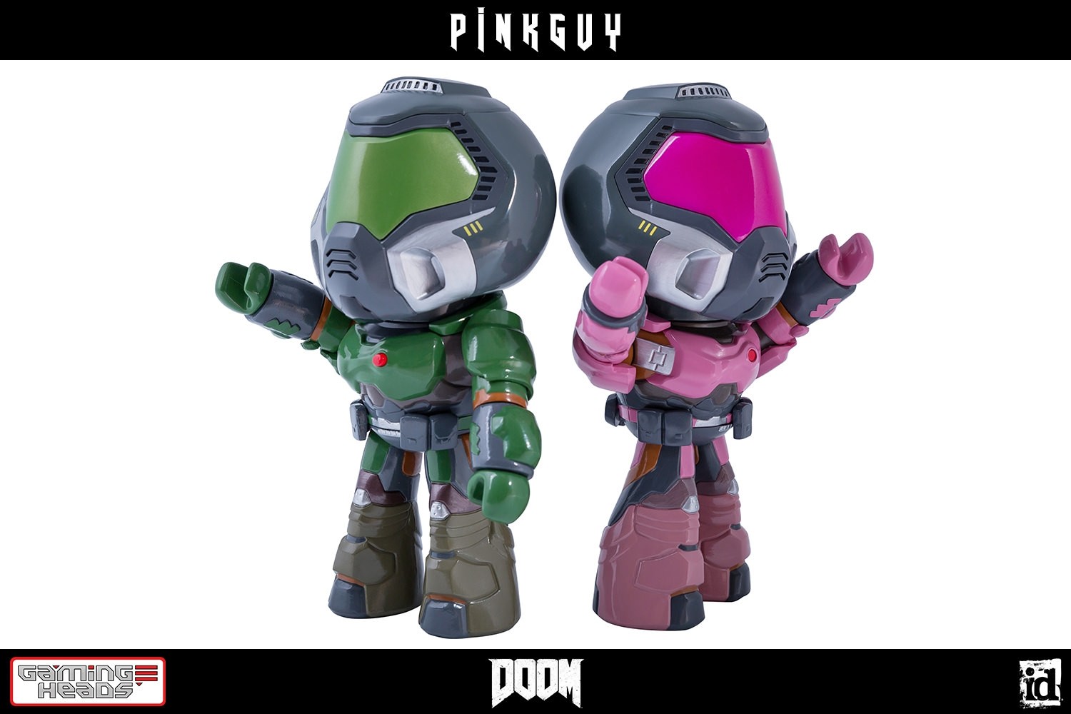 2016 New in Box Gaming Heads Doom Details about   Doomguy - PINKGUY 
