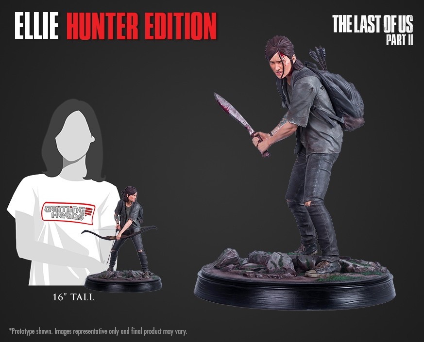 The Last of Us Part II: Ellie Hunter Edition statue
