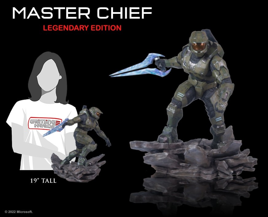 Halo 3: Master Chief (Legendary edition) statue