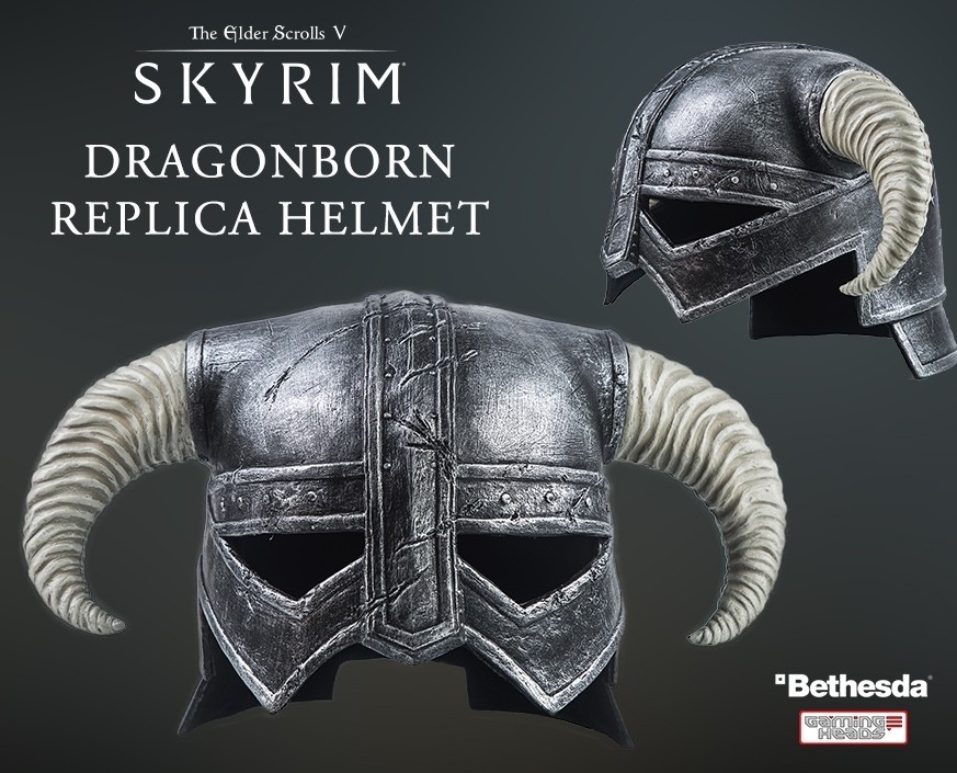 skyrim dragon helmet