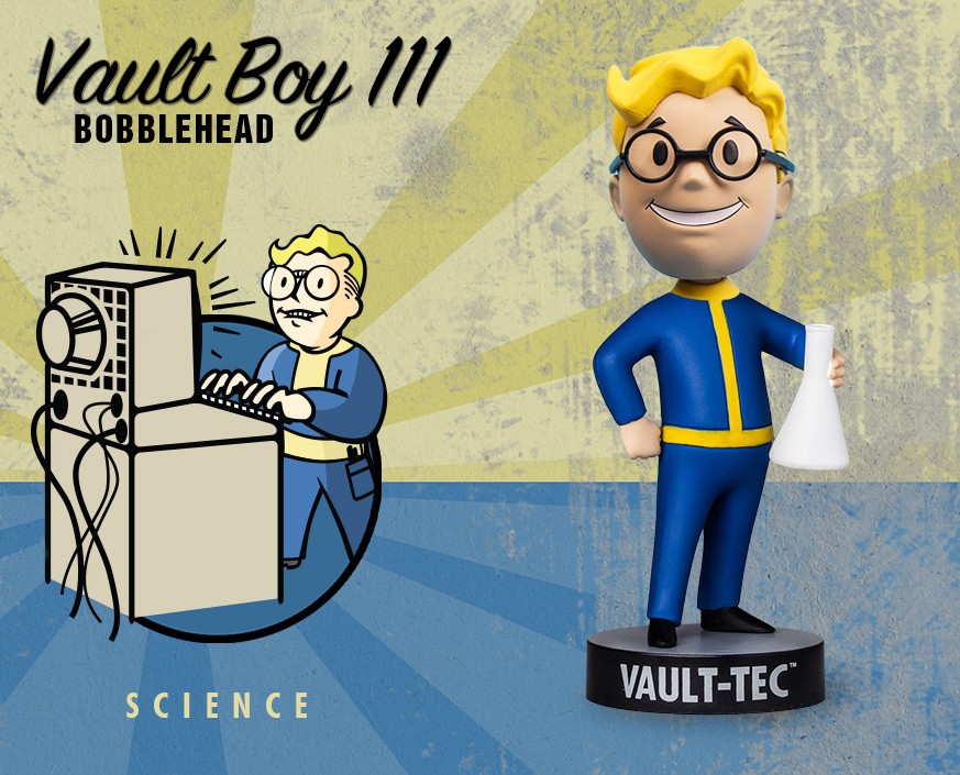 Fallout® 4: Vault Boy 111 Bobbleheads - Series Three: Science