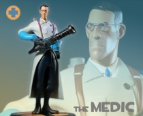 Team Fortress 2: The BLU Medic Statue