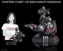 Halo Infinite: Master Chief vs. Escharum diorama