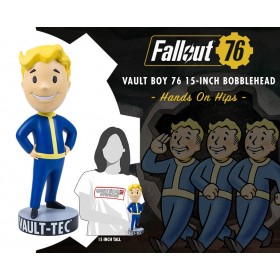 ゲームキャラクター Vault Boy Fallout® 76: Vault Boy 76 Charisma 15-Inch Mega Bobblehead