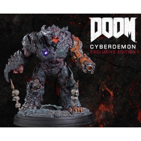 DOOM: Cyber Demon Master Art Print | Gaming Heads
