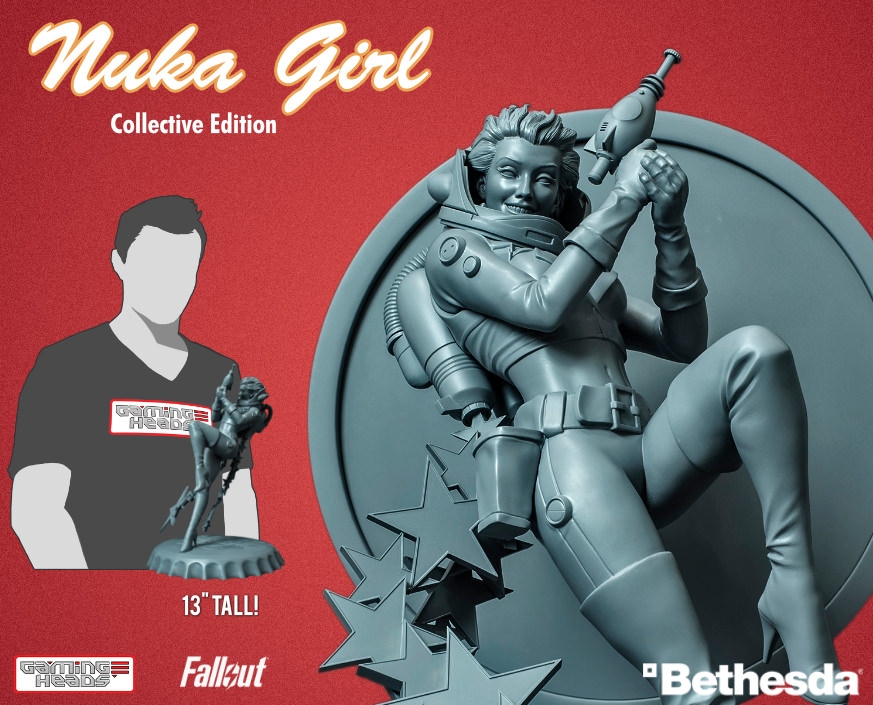 Selling fallout Nukagirl Statue