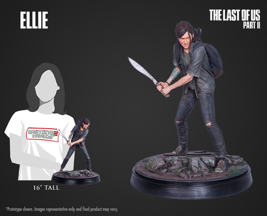 Ellie - The Last of Us - Gaming Heads Statue