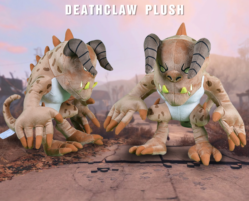 Fallout® Deathclaw Plush Gaming Heads