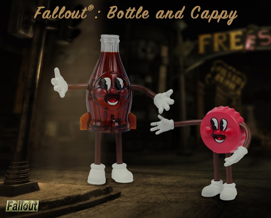 Fallout®: Bottle and Cappy bendables | Gaming Heads