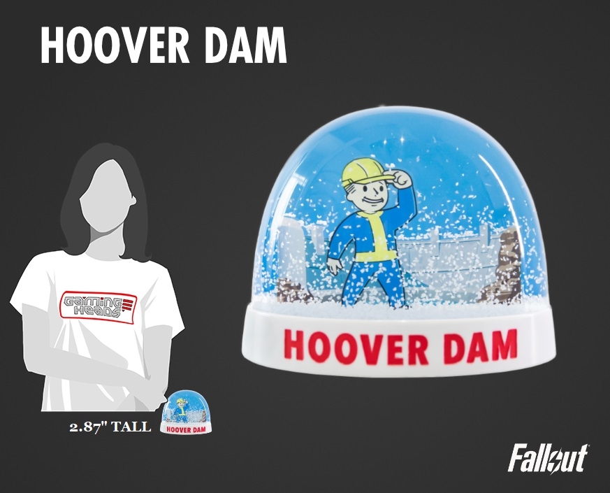 Fallout: New Vegas - Hoover Dam snow globe | Gaming Heads